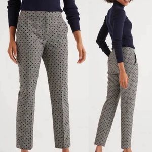 Boden Plaid Wool Polka Dot Fawcett Pants